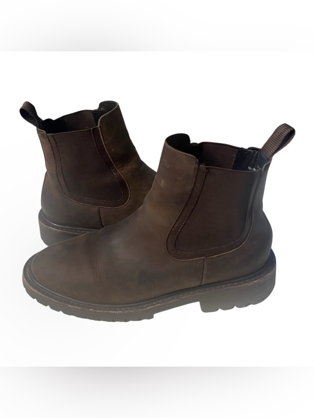 THURSDAY BOOT CO Brown Leather Ankle Boot The Legend Chelsea Mens Size 8